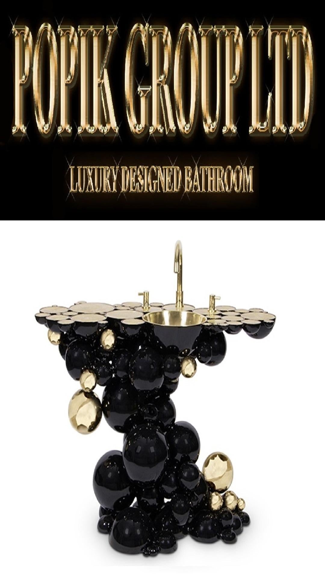 10 Black and Gold Bathroom Ideas for a Luxury Hotel Look at Home - POPIKGROUP