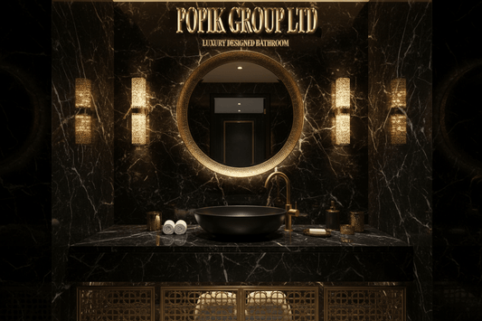 Black and Gold Bathroom Ideas: 10 Stunning Interior Design Inspirations - POPIKGROUP